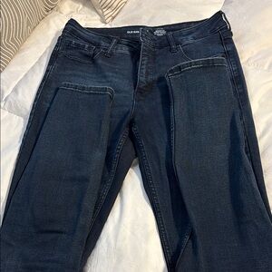 Old Navy rockstar super skinny Dark Blue Jeans